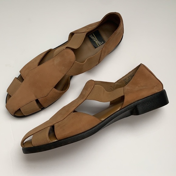 What’s What Sandals. Upper leather in brown color - Picture 2 of 10